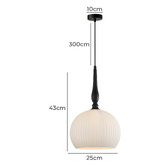 Lunescent Lighting Fuller Iron Pendant Light