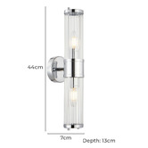 Lunescent Lighting Lucca Iron Up/Down Wall Light
