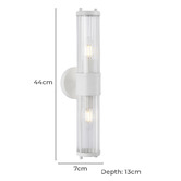 Lunescent Lighting Lucca Iron Up/Down Wall Light