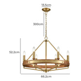 Lunescent Lighting Corey 6 Light Pendant