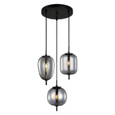 Lunescent Lighting Nahia Multi Iron 3 Light Pendant