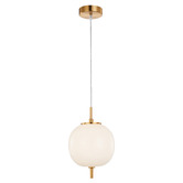 Lunescent Lighting Nahia Round Iron Pendant Light
