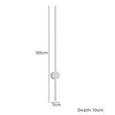 Lunescent Lighting Dalton Aluminium LED Wall Light