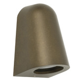 Lunescent Lighting Conway GU10 Brass Outdoor Wall Light
