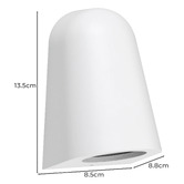Lunescent Lighting Conway GU10 Aluminium Outdoor Wall Light