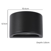 Lunescent Lighting 6.7cm Burbank Aluminium Step Light