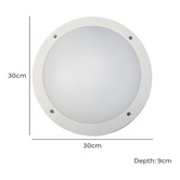Lunescent Lighting Lachlan LED Outdoor Bulkhead Light