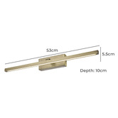 Lunescent Lighting Harley Aluminium LED Bathroom Vanity Light