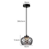 Lunescent Lighting Zeke Iron LED Pendant Light
