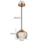 Lunescent Lighting Zeke Iron LED Pendant Light