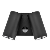 Lunescent Lighting Double Adjustable LED Pillar Light with Sensor