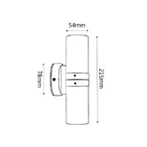 Lunescent Lighting GU10 12.5cm Fixed Outdoor Wall Light