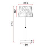Lunescent Lighting Raidan Adjustable Table Lamp