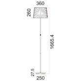 Lunescent Lighting Raidan Adjustable Floor Lamp