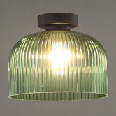 Lunescent Lighting Xamira Iron &amp; Glass DIY Batten Fix Light