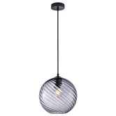 Lunescent Lighting Zora Iron &amp; Glass Pendant Light