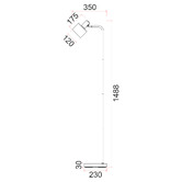 Lunescent Lighting Eliane Iron Floor Lamp