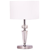Lunescent Lighting Elidi Iron &amp; Crystal Table Lamp