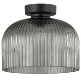 Lunescent Lighting Xamira Iron &amp; Glass DIY Batten Fix Light