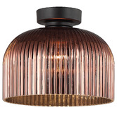 Lunescent Lighting Xamira Iron &amp; Glass DIY Batten Fix Light