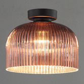 Lunescent Lighting Xamira Iron &amp; Glass DIY Batten Fix Light