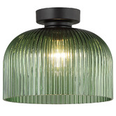 Lunescent Lighting Xamira Iron &amp; Glass DIY Batten Fix Light