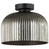 Lunescent Lighting Xamira Iron &amp; Glass DIY Batten Fix Light