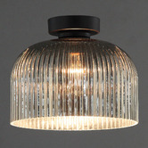 Lunescent Lighting Xamira Iron &amp; Glass DIY Batten Fix Light