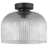 Lunescent Lighting Xamira Iron &amp; Glass DIY Batten Fix Light