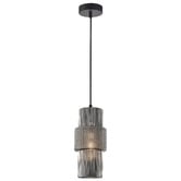 Lunescent Lighting Elio Iron &amp; Glass Pendant Light