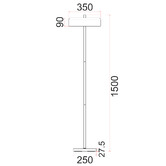 Lunescent Lighting Vion Iron Floor Lamp