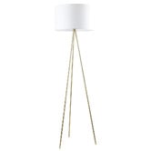 Lunescent Lighting Fawaz Iron Tripod Floor Lamp