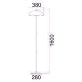 Lunescent Lighting Licht Iron Floor Lamp