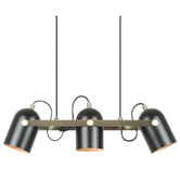 Lunescent Lighting Suren Industrial 3 Light Pendant