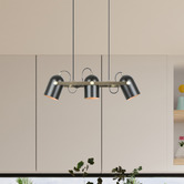 Lunescent Lighting Suren Industrial 3 Light Pendant