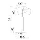 Lunescent Lighting Suren Iron Desk Lamp