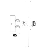 Lunescent Lighting Roshan Aluminium LED Wall Sconce
