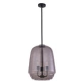 Lunescent Lighting Ender Iron Round 3 Light Pendant