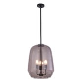 Lunescent Lighting Ender Iron Round 3 Light Pendant