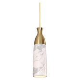 Lunescent Lighting Mordecai Marble Pendant Light