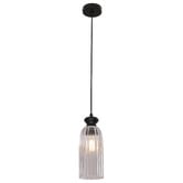 Lunescent Lighting Nakoa Iron &amp; Glass Pendant Light