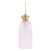 Lunescent Lighting Nakoa Iron &amp; Glass Pendant Light