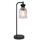 Lunescent Lighting Nakoa Marble &amp; Glass Table Lamp