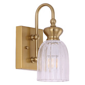 Lunescent Lighting Nakoa Iron &amp; Glass Wall Light
