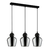 Lunescent Lighting Champan Iron 3 Light Linear Pendant