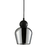 Lunescent Lighting Champan Glass &amp; Iron Pendant Light