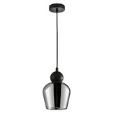 Lunescent Lighting Champan Glass &amp; Iron Pendant Light