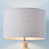 Lunescent Lighting Suzie Drum Linen  Lamp Shade