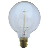 Lunescent Lighting Ravello B22 Fancy Round 25w Carbon Filament Bulb