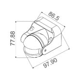 Lunescent Lighting Jaxx IP44 Motion Sensor